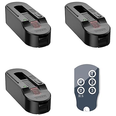 ダクトレール アダプタースイッチ リモコン付き レールライト用リモコンスイッチ ダクトレール用 黒 3個入り|とりま商店