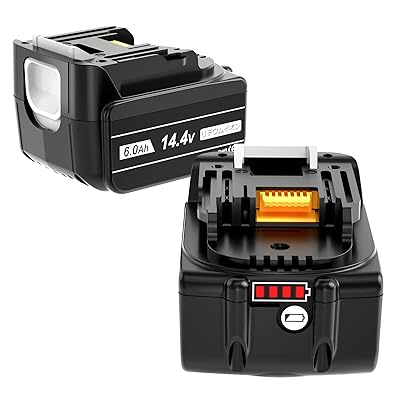 取り替えっこマキタ14.4V蓄電池 BL1460B相応う 高収容能力6.0Ah 2個仕かける 電動物の具用 PSE/CE允許 小型軽さ腹積もり 残量書きあらわす役立つこと積み上げる/防御すること電気回路付き添い人/国内製A+独居室やとい入れる (bl1450/bl1440/bl1430相応う)