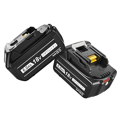 VANKO 互換 マキタ 18v バッテリー BL1860B 6.0Ah大容量 2個セット マキタ バッテリー 18v BL1815N BL1820B BL1830B BL1860Bなど対応可能 LEDランプ残量表示 BMS基板搭載 多数保護機能付き｜とりま商店 8,651円