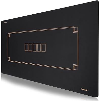 Godel ポーカー引っ敷き テキサスホールデム｜ポータブルプレイマット 黒いこと＆シャンパンゴ