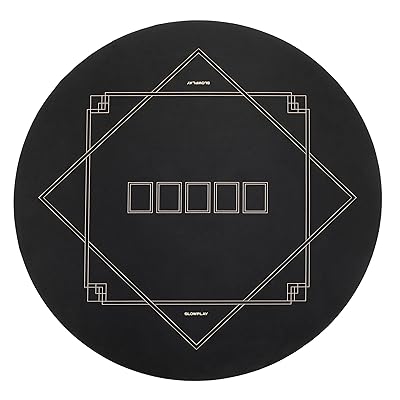 Godel ポーカー引っ敷き テキサスホールデム 循環120珊｜ポータブルプレイマット 黒いこと＆シャ