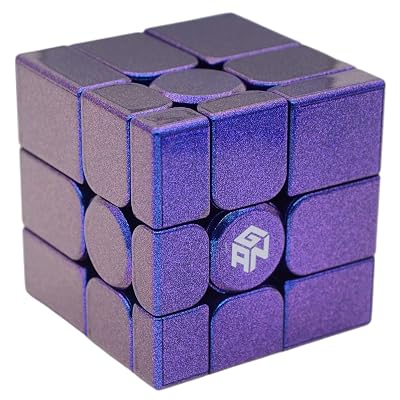 GAN Mirror M UV 正六面体 磁気 3x3 不規則さな形の正六面体 Gan 鏡鑑 UV パープルキューブ羅針盤内蔵
