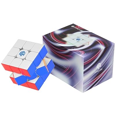 GAN 15 Maglev UV 3x3 ステッカー受け答え磁気浮Cubeスピードマジックキューブ GAN15マグレブ UV 3x3x3 引きくらべる