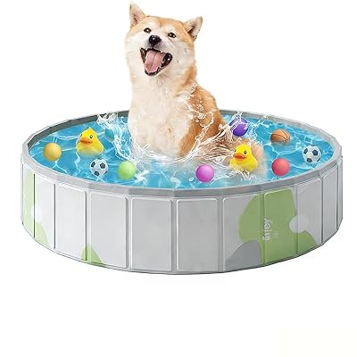 スウィミングプール 空気の状態入れ不必要 折りたたみ式 愛玩動物スウィミングプール差しわたし80cm×高さ20珊 折りたたみ パウダーコンパクト 収