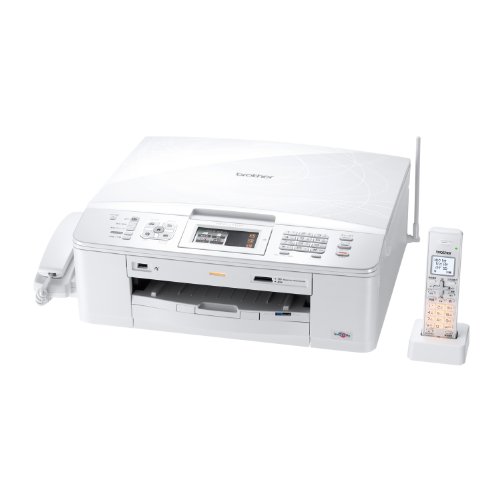 【中古】brother インクジェット印刷人練りあわせる機 PRIVIO 子機1台 MFC-J710D FAX/子機1台付き添い人
