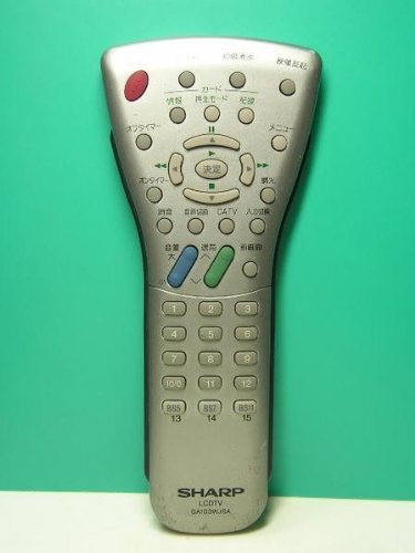 【中古】シャープ LCDTVリモコン GA103WJSA|とりま商店
