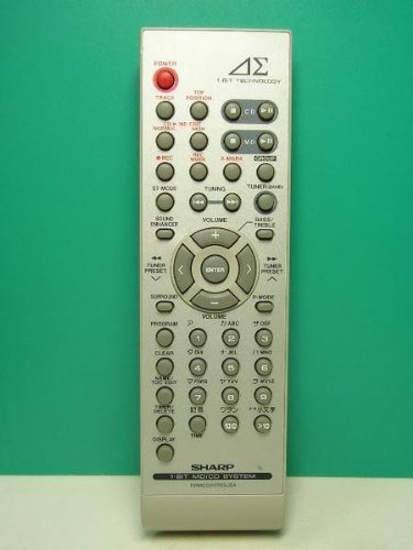 【中古】せつ然たる オーディオ遠隔操作 RRMCG0076SJSA