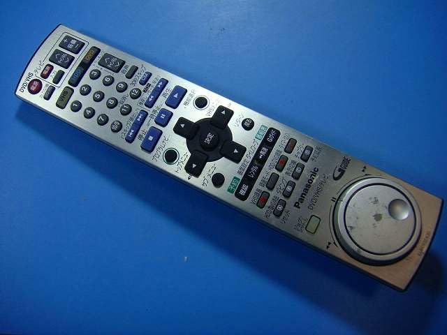 【中古】パナソニック DVD・VHSリモコン EUR7632X30|とりま商店
