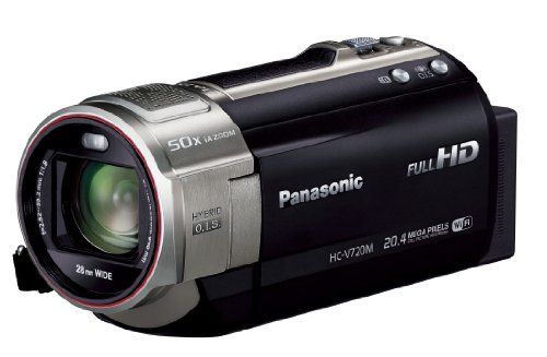 【中古】パナソニック デジタルハイビジョンビデオカメラ V720 内蔵メモリー64GB ブラウン HC-V720M-T