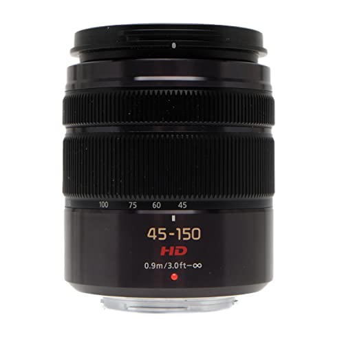 【中古】パナソニック(Panasonic) 望遠望遠レンズ マイクロフォーサーズ用 ルミックス G VARIO 45-150粍/F4.0-5.6 ASPH. /MEGA O.I.S. しろがね色 H-FS45150-S