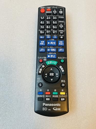 【中古】Panasonic ブルーレイディスクレコーダー用リモコン N2QAYB000821