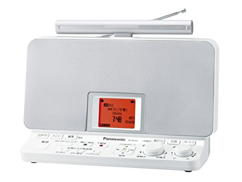 【中古】Panasonic ラジオ受信機リコーダー 4GB グレイスホワイト RF-DR100-W