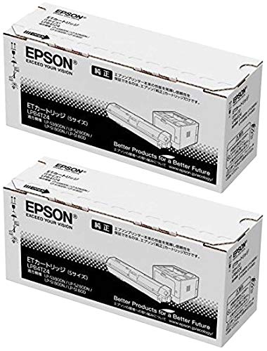 【中古】EPSON LPB4T24 ETカートリッジ 純正品 Sサイズ 2本セット