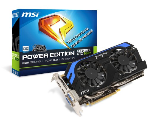 【中古】MSI ミドルレンジグラフィックスカード N660GTX-Ti Twin Frozr IV PE OC