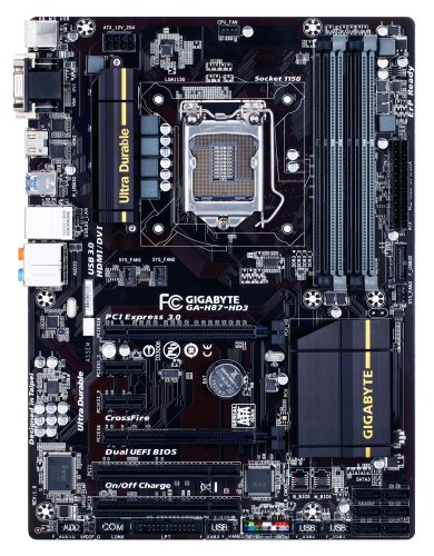 【中古】GIGABYTE お母さんゲーム盤 intel H87 LGA1150 ATX GA-H87-固定ディスク3