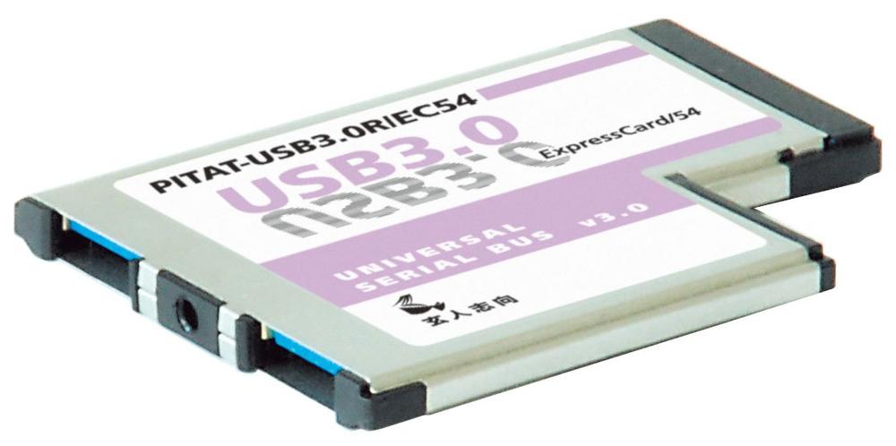 【中古】老練家目標にする NEXT続きもの ExpressCard/54繋ぎ合わせる USB3.0増設界面歌留多 USB3.0-EC54-P2