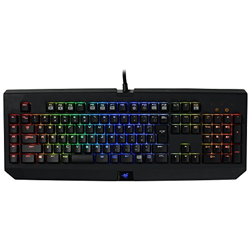 【中古】Razer Blackwidow Chroma 2014 -JP 日本語配列版 マルチライティングメカニカルゲーミングキーボード 【正規保証品】 RZ03-01220700-R3J1