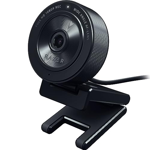 【中古】Razer Kiyo X 盛りだくさん固定ディスクストリーミングウェブカメラ:1080p 30FPSまたは720p 60FPS - オート興味の中心申し受ける - 物のみごとににカスタマイズ能力のあるな築き上げる - 延性のあるな据え置きオプション - RZ19-04170100-R3M1 黒いこと パソコン・周辺機器-オフィス機器