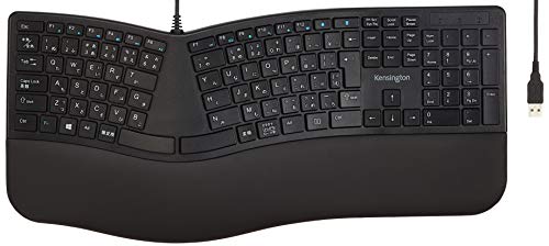 【中古】Kensington ケンジントン Pro Fit Ergo 有線鍵盤K75400JP