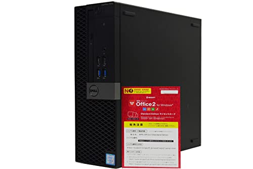 【中古】デスクトップパソコン 【Office搭載】 SSD 512GB (新 品 換 装) 2016年製 DELL OptiPlex 7040 SFF 第6世代 Core i5 6500 /4GB/512GB + 500GB/DVDROM/Windows 7 Professional 32bit|とりま商店