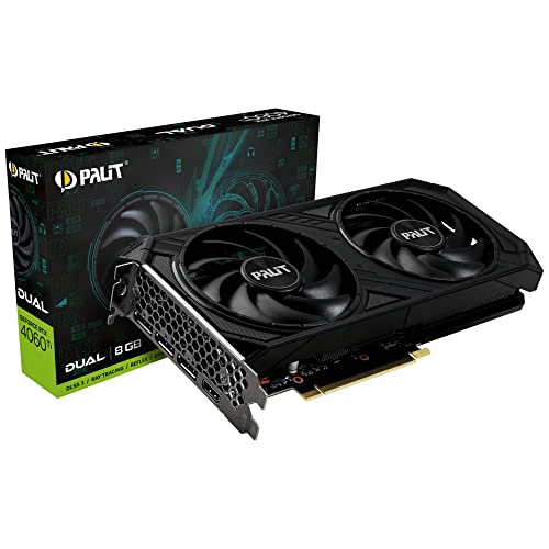 【中古】Palit(パリット) GeForce RTX 4060Ti Dual 8GB / NE6406T019P1-1060D / グラフィックボード