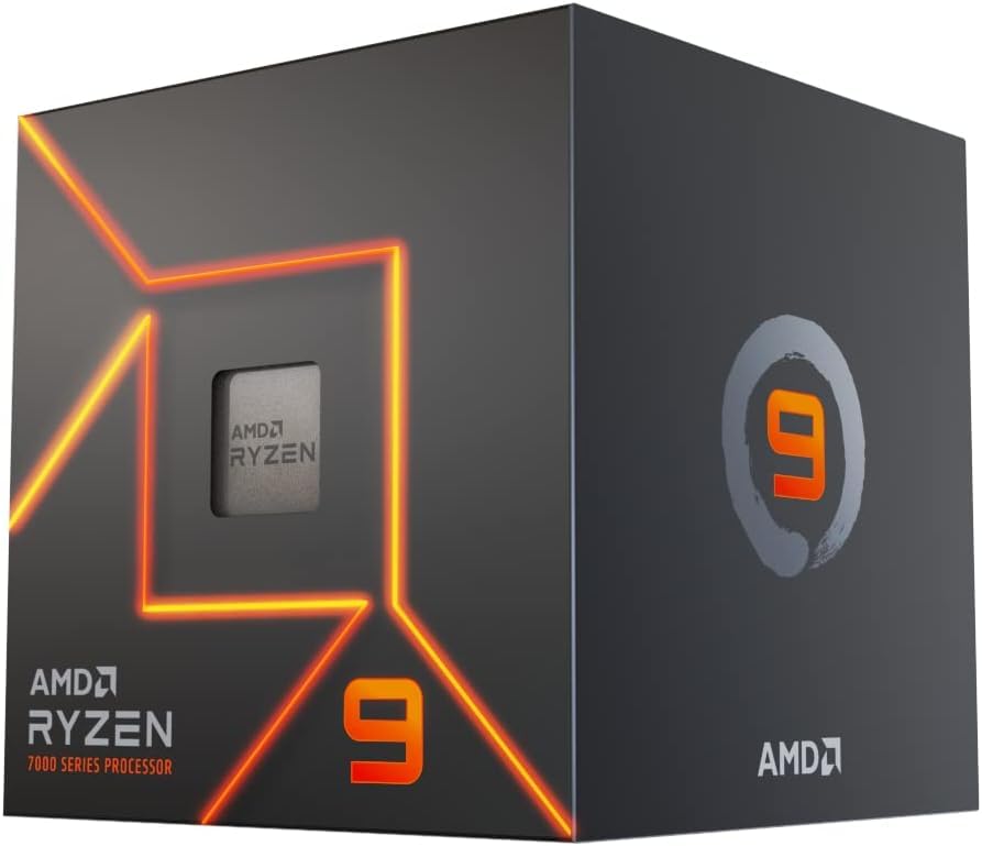 【中古】AMD Ryzen 9 7900, with Wraith Prism Cooler 3.7GHz 12中核グループ / 24スレッド 76MB 65W 100-100000590BOX  [並行輸入品]