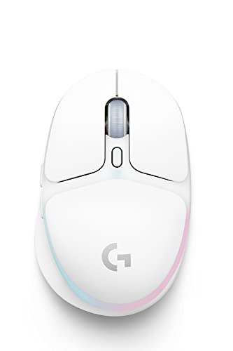 【中古】Logicool G ゲーミングマウス G705 ワイヤレス マウス LIGHTSPEED Bluetooth 2種類無線接続に対応 LIGHTSYNC RGB 85g 軽量 PC windows mac ホワイト G705WL 国内正規品