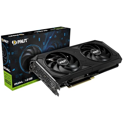 【中古】Palit(パリット) GeForce RTX 4070 SUPER Dual 12GB / NED407S019K9-1043D / グラフィックゲーム盤