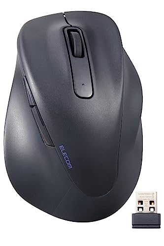 【中古】エレコム マウス ワイヤレスマウス EX-G 無線2.4GHz 静音 Mサイズ 5ボタン 「AskDoctors評価サービス」認証 抗菌 ブラック M-XGM30DBSKBK 11,168円