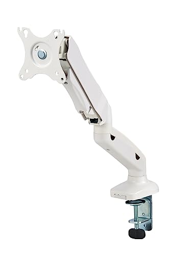 【中古】エレコム モニターアーム シングルアーム 17~32インチ対応 耐荷重:9kg ガス式 VESA規格対応 ホワイト DPA-SS08WH｜とりま商店