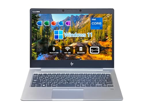 【中古】エイチピー13.3型万覚え帳マイコン Elitebook 830 G6／Win 11 Pro／MS Office H\u0026B 2019／第8時人Core i7／16GB記憶装置／256GB SSD／SkyinkのWIFI／Bluetooth／写真機／ヴィデオディスク運転非積み上げる／中古万覚え帳マイコン (記憶装置16GB SSD:256GB)
