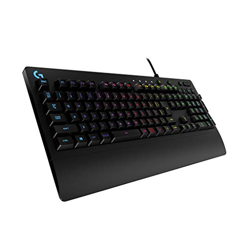 【中古】Logicool G ロジクール G ゲーミングキーボード 有線 G213 パームレスト 日本語配列 メンブレン キーボード 静音 LIGHTSYNC RGB 国内正規品|とりま商店