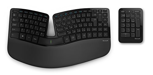 【中古】マイクロソフト スカルプト エルゴノミック キーボード for Business (簡易パッケージ) 5KV-00006 : ワイヤレス キーボード テンキー パームレスト USBレシーバー ( ブラック )