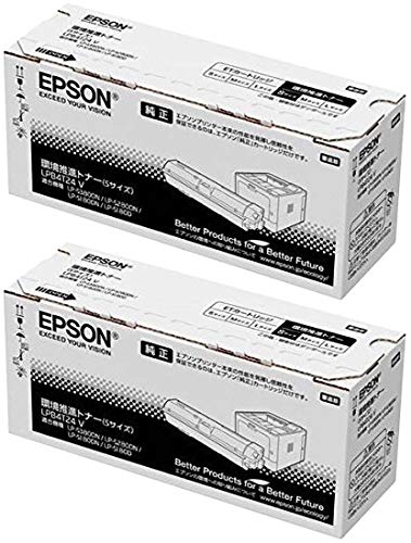 【中古】EPSON LPB4T24V 環境推進トナー 純正品 Sサイズ 2本セット