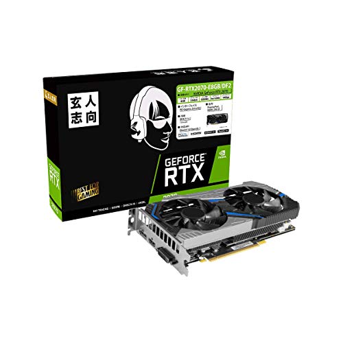 【中古】手利き目標にする NVIDIA GeForce RTX 2070 SUPER 積み上げる グラフィックゲーム盤 8GB デュアル気違い GALAKURO GAMING続きもの GG-RTX2070SP-E8GB/DF
