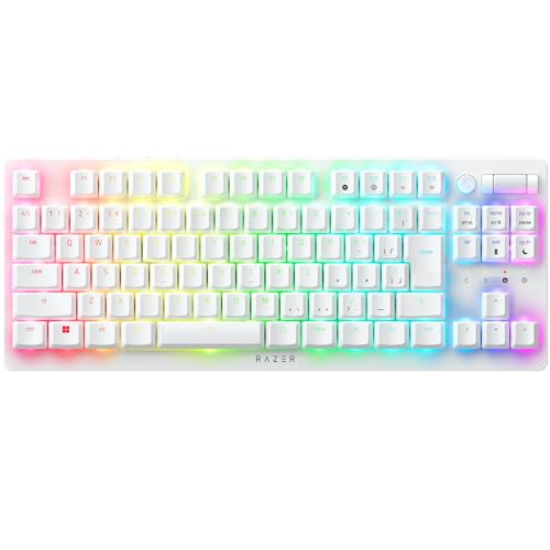 【中古】Razer レイザー DeathStalker V2 Pro Tenkeyless JP White Edition Linear Optical Switch トップクラスの無線電話2.4GHz/Bluetooth 繋ぎ合わせると薄型オプティカルスイッチを積み上げるしたRGB相応う ゲーミングキーボード 日本語割りつける