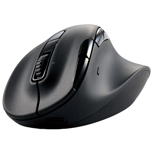 【中古】エレコム 無線電話二十日鼠 静音 EX-G PRO XL大きさ Bluetooth 無線電話2.4GHz 両相応う 申し受ける式 8名取り草 弾丸道路スクロール チルトホイール 抗菌 黒いこと M-XGXL50MBSKBK