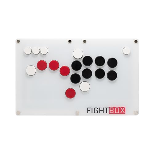 【中古】ファイトボックス FightBox B10 アーケードコントローラー レバーレス 静音 銀軸スイッチ 15ボタンPC対応 国内正規品保証|とりま商店