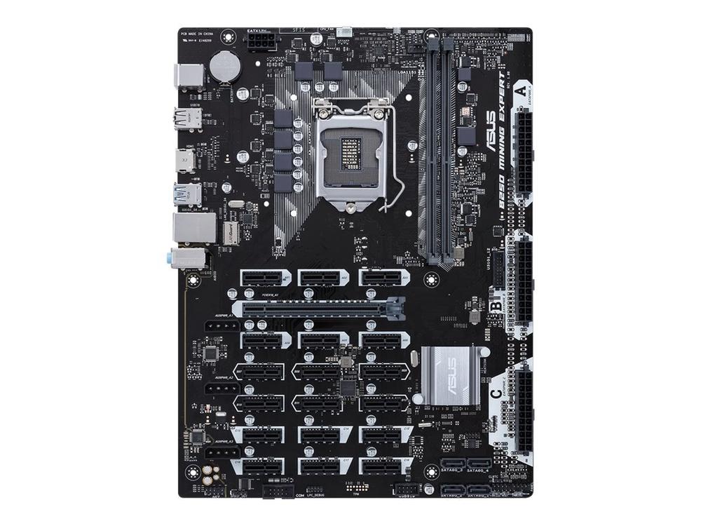【中古】ASUS Intel B250 積み上げる 母ちゃんゲーム盤 LGA1151相応う B250 MINING EXPERT 【ATX】