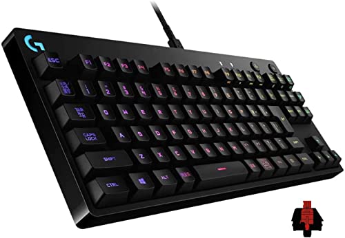 【中古】Logicool G(ロジクール G) PRO ゲーミングキーボード テンキーレス GXスイッチ クリッキー 有線 メカニカル キーボード 静音 日本語配列 LIGHTSYNC RGB 着脱式ケーブル G-PKB-002CK 国内正規品 ※別売りのGXスイッチの入れ替えはできません|とりま商店