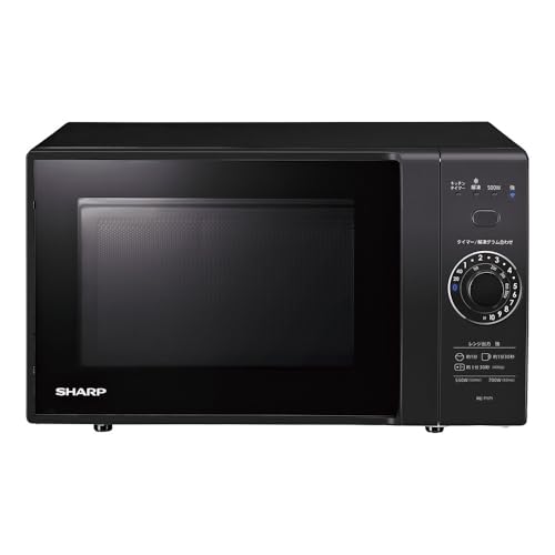 【中古】シャープ 電子 レンジ 単機能 フラット テーブル RE-T171-B ブラック 17L カンタン操作一人暮らし シンプル ヘルツフリー