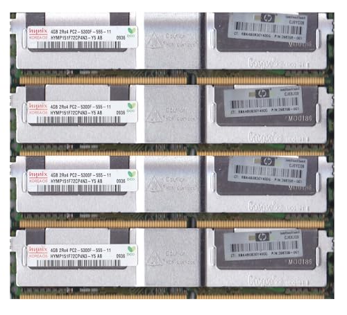 【中古】MacPro用記憶装置 Early2008 初代 DDR2 667MHz ECC FB-DIMM パソコン2-5300F 16GB(4GB×4枚組) FB-DIMM
