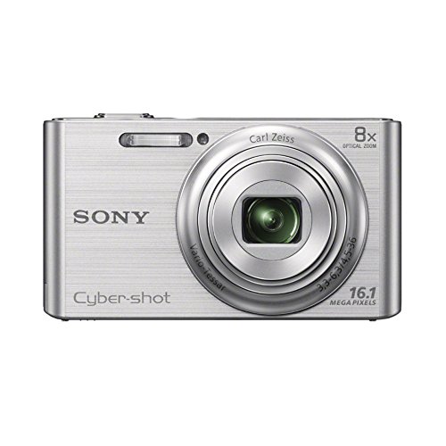 【中古】SONY デジタル写真機 Cyber-shot W730 1610万絵素 光学8倍 しろがね色 DSC-W730-S