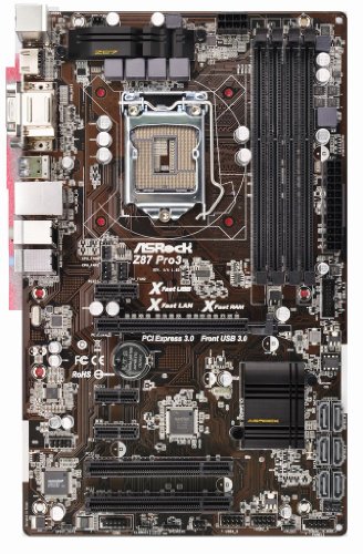 【中古】ASRock お母さんゲーム盤 (HASWEL相応う) Z87 ATX USB3.0 SATA3 Z87 Pro3