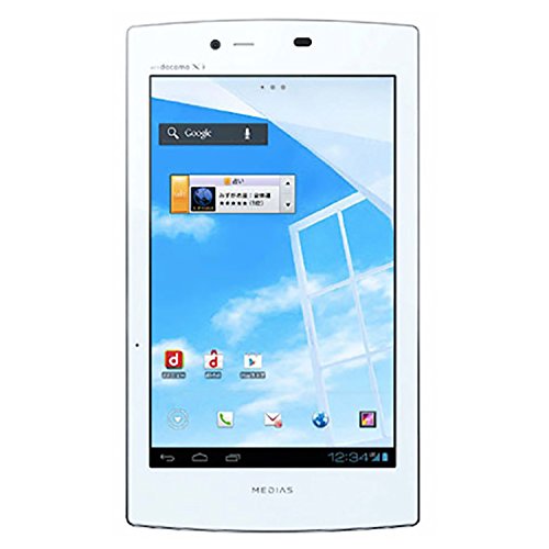 【中古】NEC docomo MEDIAS TAB UL N-08D Silky White