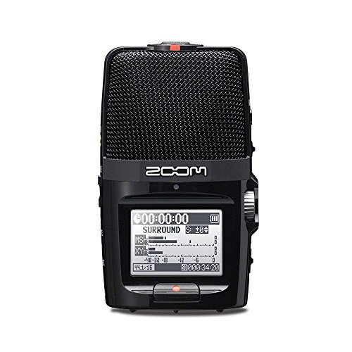【中古】ZOOM ズーム H2n ハンディレコーダー ブラック 黒 軽量コンパクト 自立 USBマイク MSステレオマイク XYステレオマイク搭載 録音 リニアPCM ICレコーダー Skype ASMR Hシリーズ【国内正規品/メーカー延長保証3年】|とりま商店