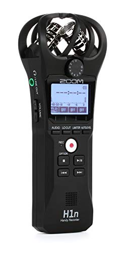 【中古】Zoom H1n ポータブルレコーダー オンボードステレオマイク カメラ取付可能 SDカードに録画 コンパクト USBマイク オーバーダビング ディクテーション 音楽録音 ビデオ音声 インタビュー用