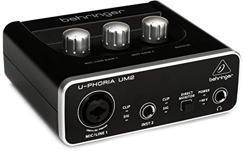 【中古】BEHRINGER U-PHORIA 2-Channel UMC202HD