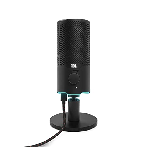 【中古】JBL QUANTUM STREAM USBスタンドアロン デュアルコンデンサーUSBマイク/テレワーク/ゲーマー/コンテンツクリエーター/ストリーマー/PC,MAC,PS4,PS5,SWITCH使用可能 ブラック JBLQSTREAMBLK｜とりま商店