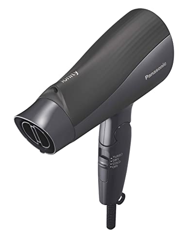【中古】パナソニック ドライヤー イオニティ 豪然たるかわき切る いけ図々しい量 軽さ 差しひきイオン 黒いこと EH-NE5J-K